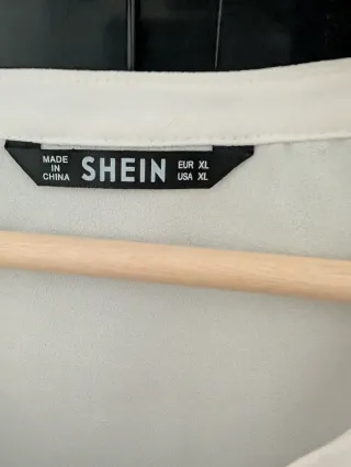 Vestido Shein bloques de color