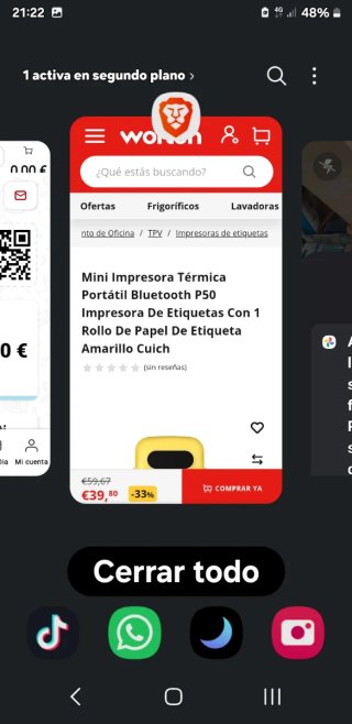 Impresora de etiquetas P-50 precintado