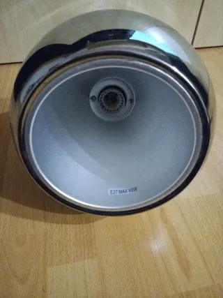 Lámpara Techo Cromada Lágrima
