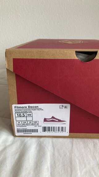 Vans Filmore Decon Burdeos Talla 42