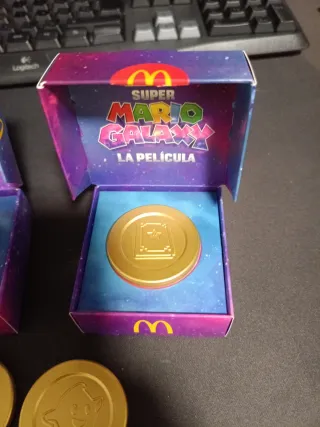 Monedas Super Mario Bros Galaxy McDonald's