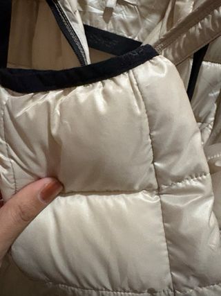 Chaqueta acolchada Esprit beige