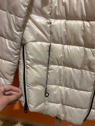 Chaqueta acolchada Esprit beige