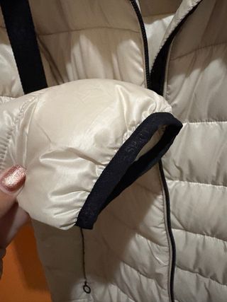 Chaqueta acolchada Esprit beige