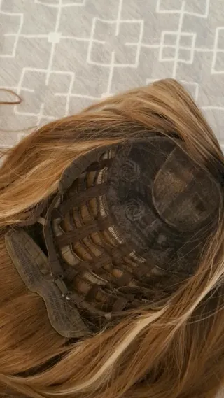 Peluca Sintética Alta Calidad Marrón