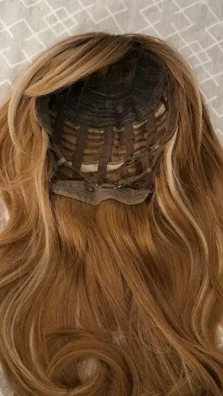 Peluca Sintética Alta Calidad Marrón