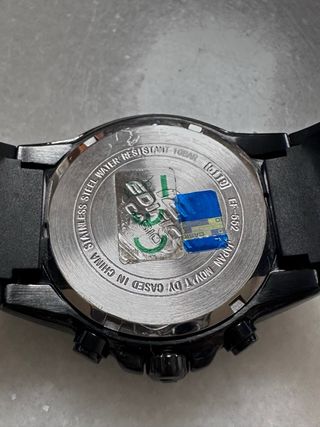 Reloj Casio Edifice WR 100M Negro/Rojo