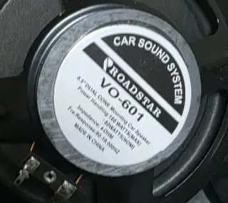 Altavoces Coche ROADSTAR VO-601 6.5 de 600W máx