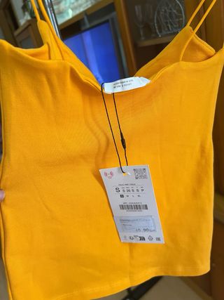 Blusa tirantes naranja