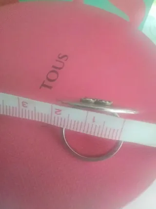 Anillo Tous Oso Espinelas Negras