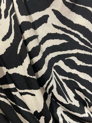 Vestido fiesta cebra