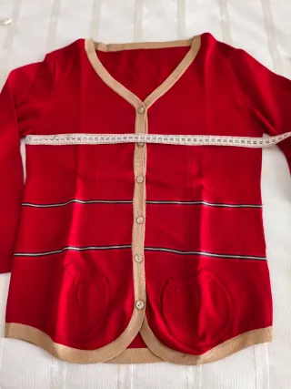 Conjunto  Jersey y Chaqueta Rojo