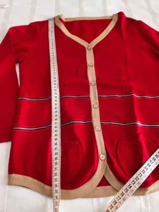 Conjunto  Jersey y Chaqueta Rojo