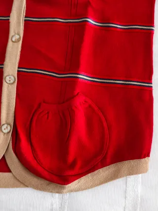 Conjunto  Jersey y Chaqueta Rojo