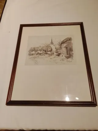 Litografía original firmada