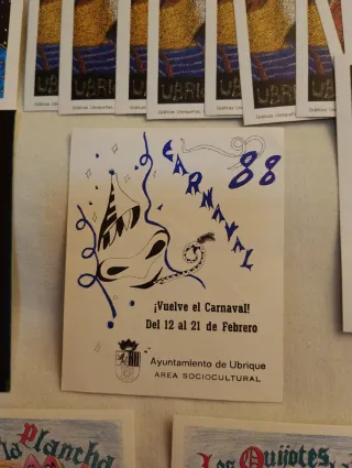 Pegatinas Carnaval Ubrique Años 80-90