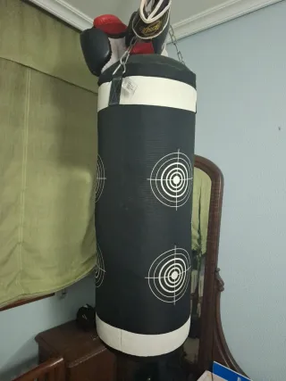 Saco Boxeo y Guantes 12 oz