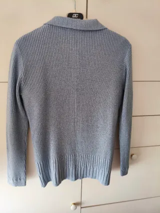 Conjunto jersey y chaqueta azul