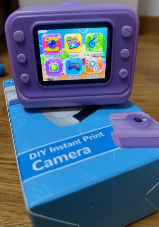 Cámara Infantil Instantánea HiMont Morado