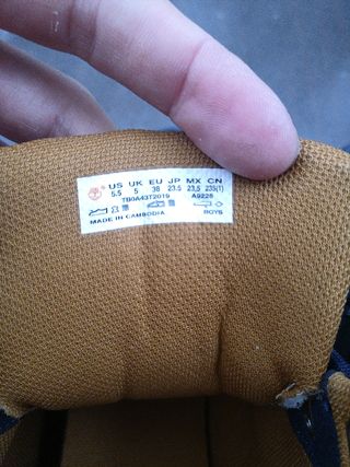 Botas montaña Timberland T38