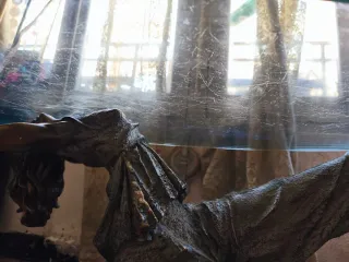 Mesa Centro Cristal y Escultura bailarina