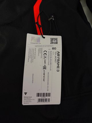 Chaqueta de moto Dainese negra