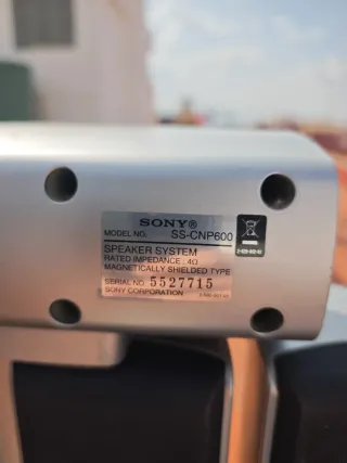4 Altavoces Sony SS-MSP600SR. 1 Altavoz central