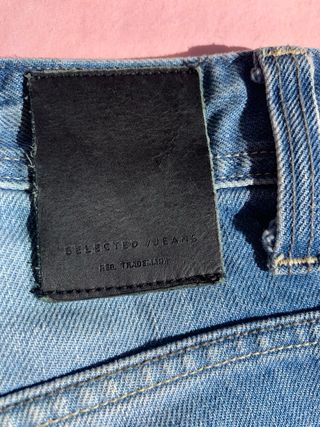 SELECTED JEANS Vaqueros Lavado Azul Talla 42