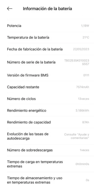 Patinete Xiaomi Electric Scooter 4 (13 ciclos)