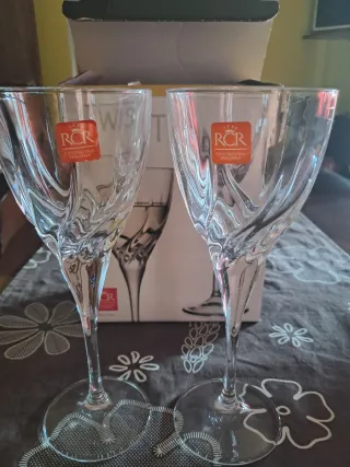 2 Calici Vino Bianco RCR Twist