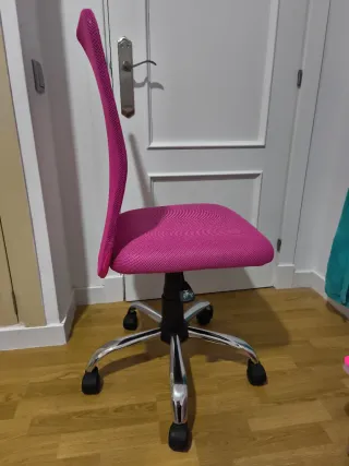 Silla de escritorio rosa