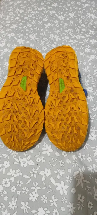 Zapatillas Asics Trail Trabuco Azul Naranja