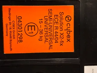 Silla coche Cybex Solution X2-Fix Roja