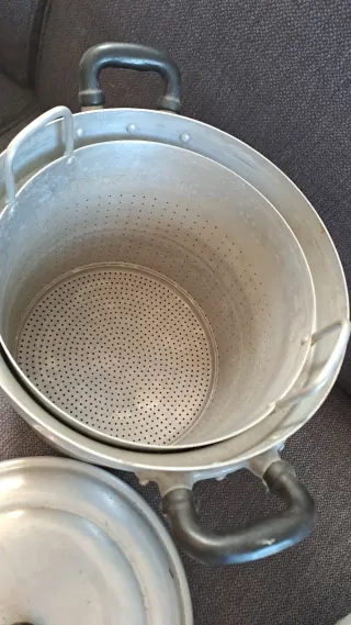 Pentola pastaiola in alluminio