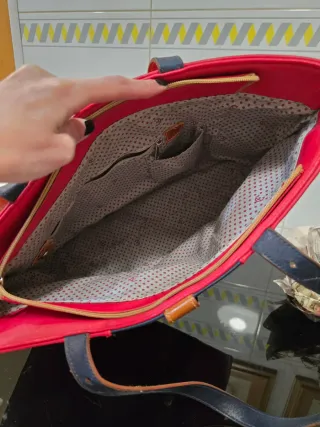 Bolso grande ( tote ) de piel Roberto y Pepa