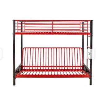 Cama alta 90x190cm con futón convertible
