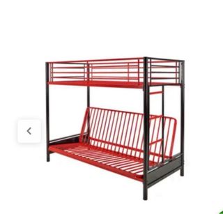 Cama alta 90x190cm con futón convertible