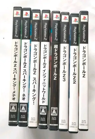Dragon Ball Z PS2 - Collezione 8 Giochi Giapponesi