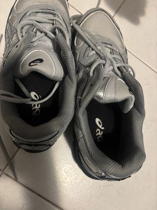 Asics NYC Grigio Argento Scarpe Uomo