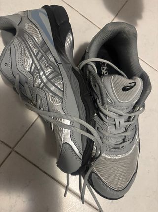 Asics NYC Grigio Argento Scarpe Uomo