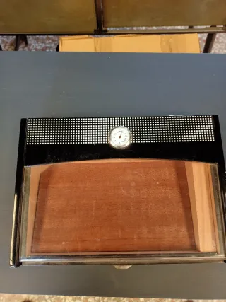 Caja Humificadora Cohiba Madera y Cristal