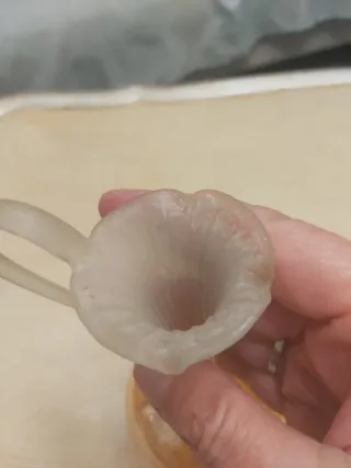 Coppia di antichi vasi in vetro veneziano 21,5 cm