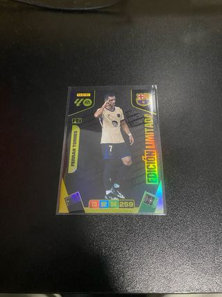 Cromo Ferran Torres Edición Limitada Panini
