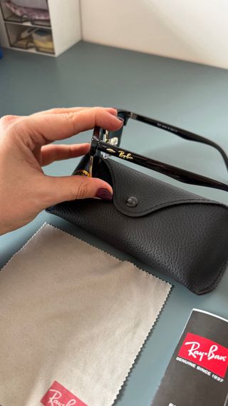 Ray-Ban Clubmaster Gafas de Sol Negro/Dorado