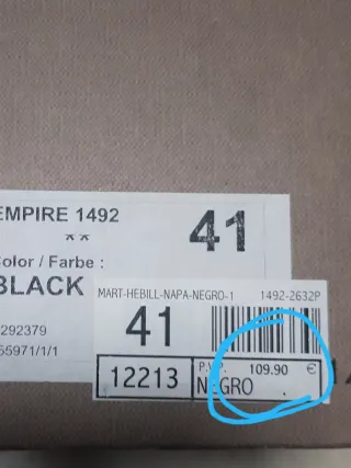 Zapatos Martinelli Negro Usados 4h con su caja.