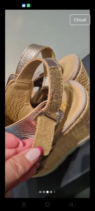 Sandali Igi&Co Beige/Oro