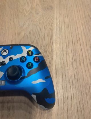 Mando Xbox color camuflaje Azul - Series S y X