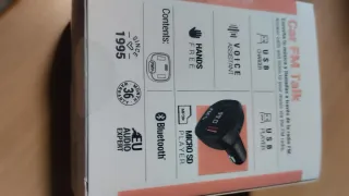 Transmisor FM Coche Energy Negro