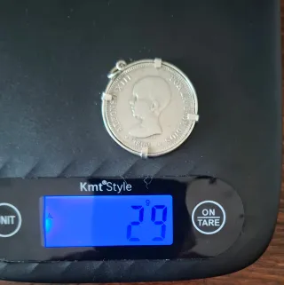 Moneda Plata Alfonso XIII 1892 5 Pesetas