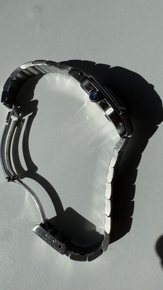 Reloj Cartier Santos Mujer Plateado